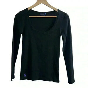 NWOT Polo Ralph Lauren Scoop Neck Long Sleeve | Size Small